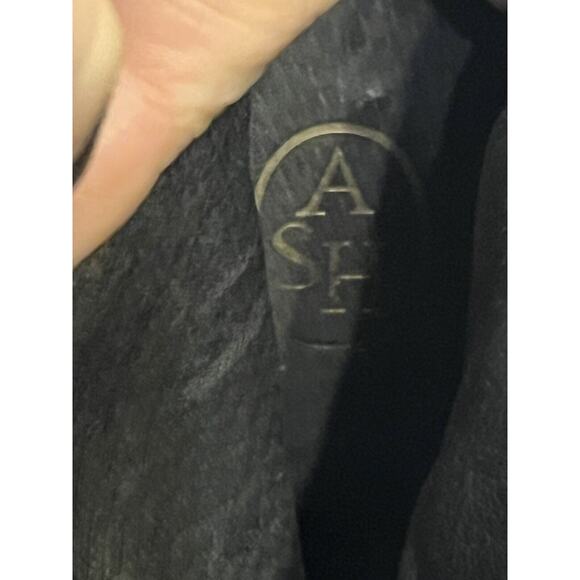 ASH •38/ US 7.5• Hidden Wedge Ankle Boots Rear Zip Brown Leather - Picture 6 of 6